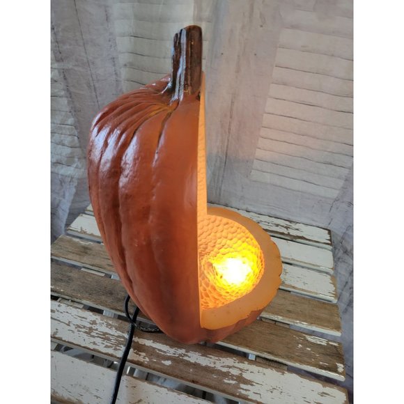 Witch pumpkin light up unique AS IS Halloween Thanksgiving home decor - Picture 7 of 10